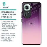 Purple Gradient Glass case for Oppo Reno11 5G