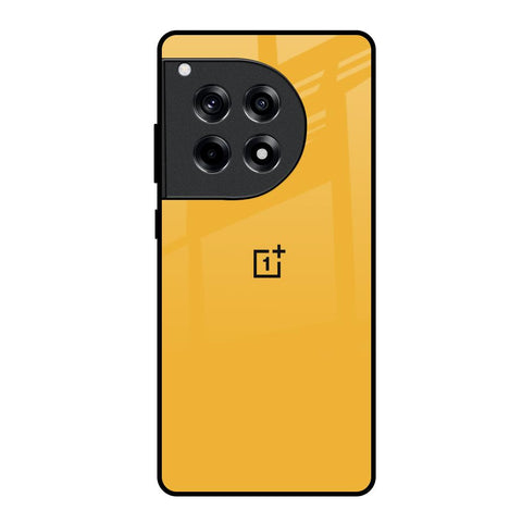 Fluorescent Yellow OnePlus 12R 5G Glass Back Cover Online