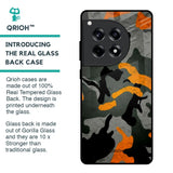 Camouflage Orange Glass Case For OnePlus 12R 5G