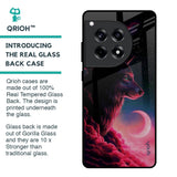 Moon Wolf Glass Case for OnePlus 12R 5G