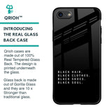 Black Soul Glass Case for iPhone 7