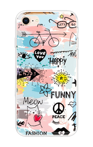 Happy Doodle iPhone 7 Back Cover