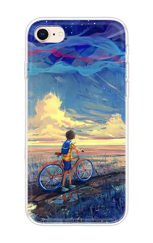 Riding Bicycle to Dreamland iPhone 7 Back Cover