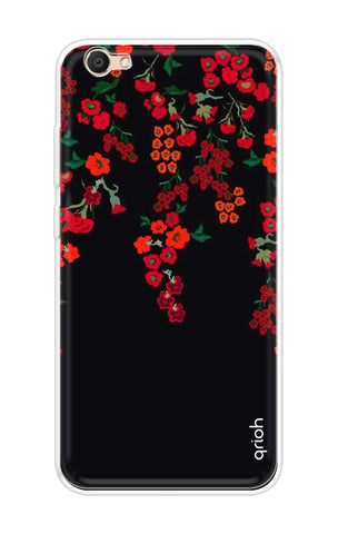 Floral Deco Vivo V5s Back Cover