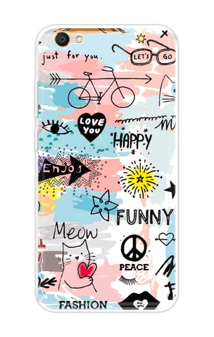 Happy Doodle Vivo V5s Back Cover