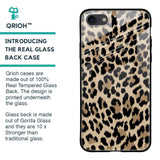 Leopard Seamless Glass Case For iPhone 8