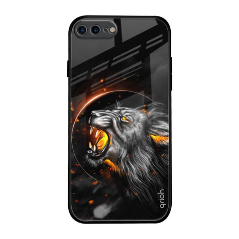 Aggressive Lion iPhone 8 Plus Glass Back Cover Online