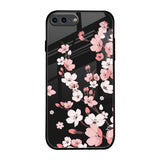 Black Cherry Blossom iPhone 8 Plus Glass Back Cover Online