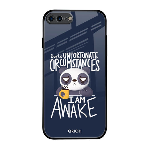 Struggling Panda iPhone 8 Plus Glass Back Cover Online