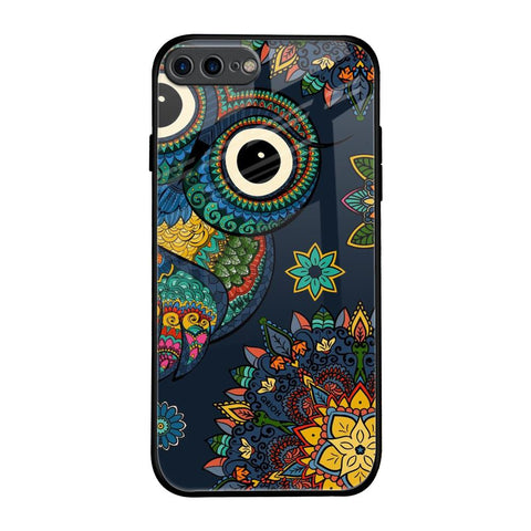 Owl Art iPhone 8 Plus Glass Back Cover Online