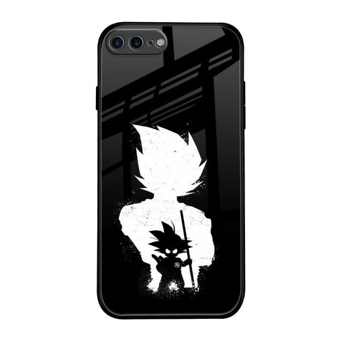 Monochrome Goku iPhone 8 Plus Glass Back Cover Online