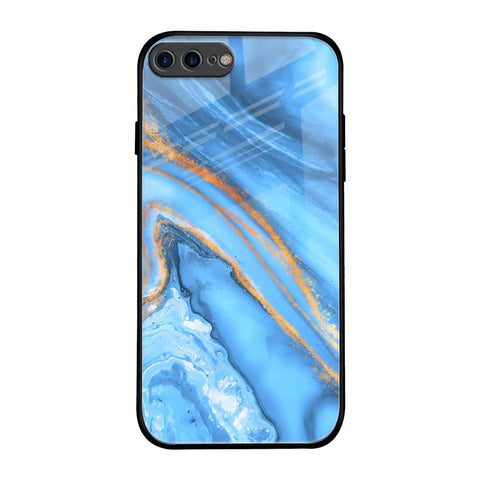 Vibrant Blue Marble iPhone 8 Plus Glass Back Cover Online