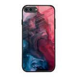 Blue & Red Smoke iPhone 8 Plus Glass Back Cover Online