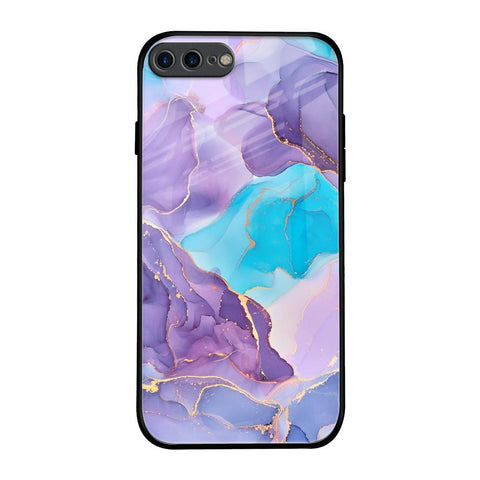 Alcohol ink Marble iPhone 8 Plus Glass Back Cover Online