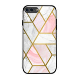 Geometrical Marble iPhone 8 Plus Glass Back Cover Online