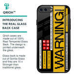 Aircraft Warning Glass Case for iPhone 8 Plus