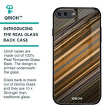 Diagonal Slash Pattern Glass Case for iPhone 8 Plus