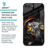 Aggressive Lion Glass Case for iPhone 8 Plus