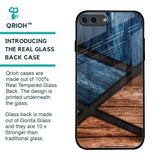 Wooden Tiles Glass Case for iPhone 8 Plus