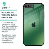 Green Grunge Texture Glass Case for iPhone 8 Plus