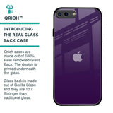 Dark Purple Glass Case for iPhone 8 Plus