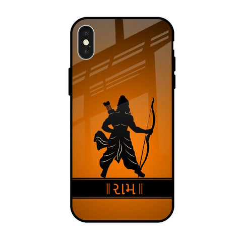 Halo Rama iPhone X Glass Back Cover Online