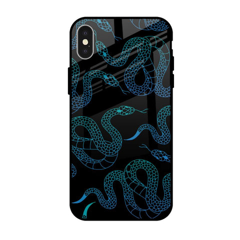 Serpentine iPhone X Glass Back Cover Online