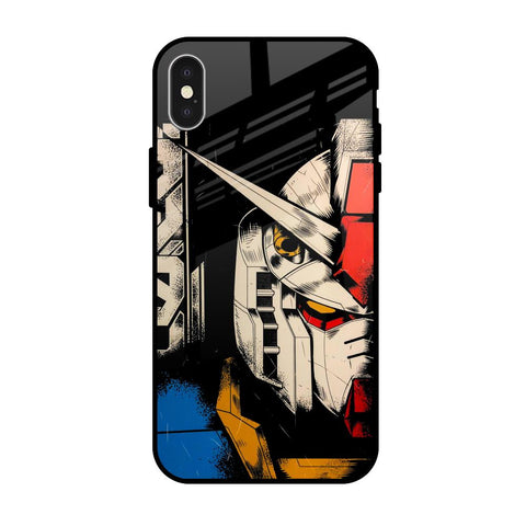 Transformer Art iPhone X Glass Back Cover Online