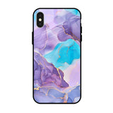 Alcohol ink Marble iPhone X Glass Back Cover Online