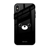 Cute Bear iPhone X Glass Back Cover Online