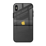 Grey Metallic Glass iPhone X Glass Back Cover Online