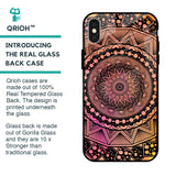 Floral Mandala Glass Case for iPhone X