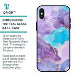 Alcohol ink Marble Glass Case for iPhone X
