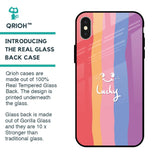 Lucky Abstract Glass Case for iPhone X