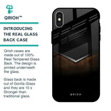 Dark Walnut Glass Case for iPhone X