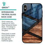 Wooden Tiles Glass Case for iPhone X