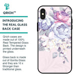 Elegant Floral Glass case for iPhone X