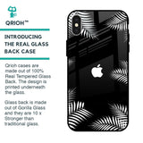 Zealand Fern Design Glass Case For iPhone X