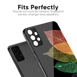 Colorful Leaves Glass Case for Realme 10