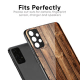 Timber Printed Glass Case for Redmi 12C