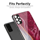 Crimson Ruby Glass Case for Redmi Note 10S