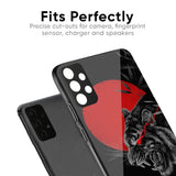 Red Moon Tiger Glass Case for Samsung A21s