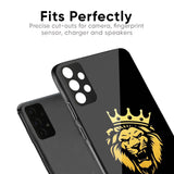 Lion The King Glass Case for Redmi 11 Prime 5G