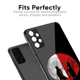 Anime Red Moon Glass Case for Realme C11