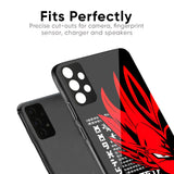 Red Vegeta Glass Case for Samsung Galaxy S21