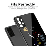 Luffy Line Art Glass Case for Mi 11i