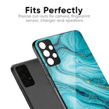 Ocean Marble Glass Case for Realme C35
