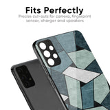 Abstact Tiles Glass Case for Oppo Reno7 5G