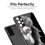 Wild Lion Glass Case for Redmi 9 prime