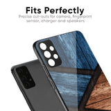 Wooden Tiles Glass Case for Samsung A21s